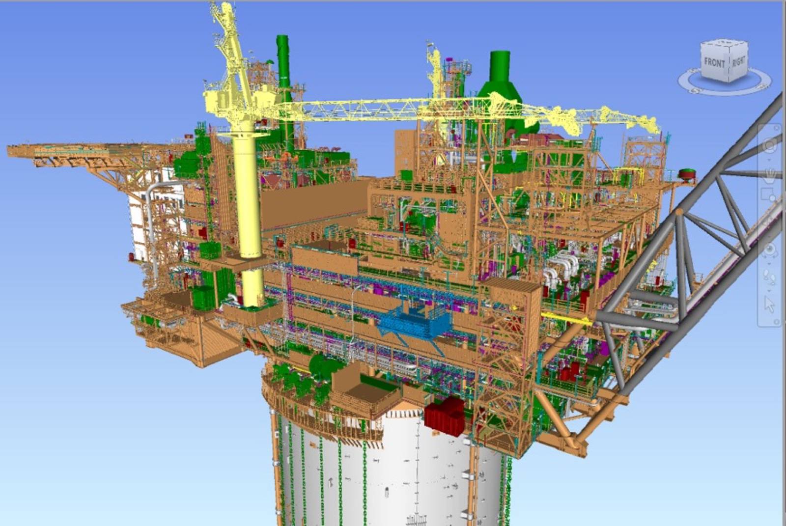 Aasta Hansteen platform model